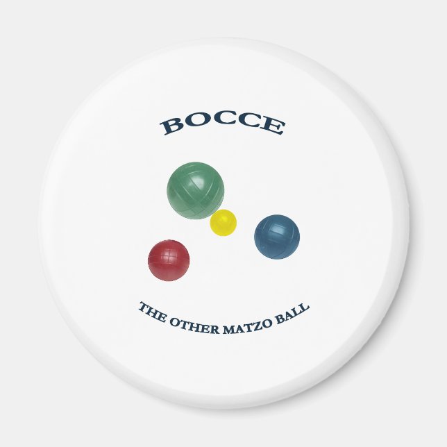 Matzo Bocce Ball Magnet (Vorne)