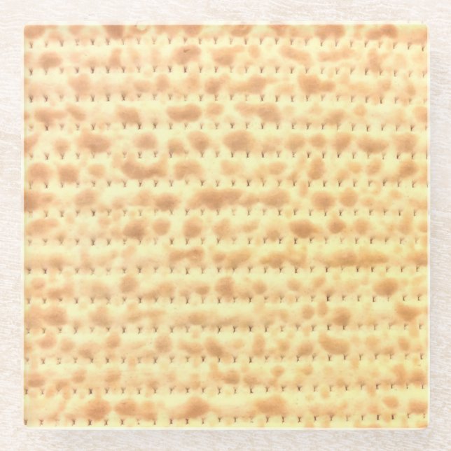 Matzo Matzah Passover 4Joshua Glasuntersetzer (Vorderseite)