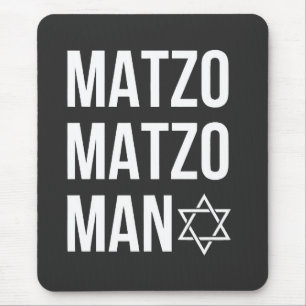 Matzo Matzo Man Jewish Hanukkah Mousepad