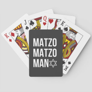 Matzo Matzo Man Jewish Hanukkah Spielkarten
