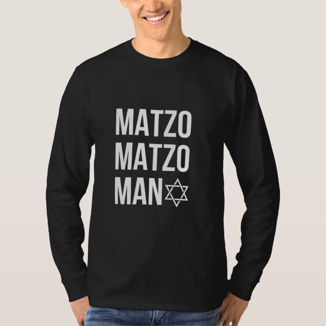Matzo Matzo Man Jewish Hanukkah T-Shirt (Vorderseite)