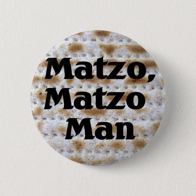 Matzo, Matzo-Mann Button (Vorderseite)