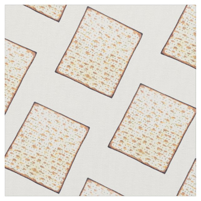 Matzoh Matzos Unleavened Flatbread Jüdische Küche Stoff (Nahaufnahme)