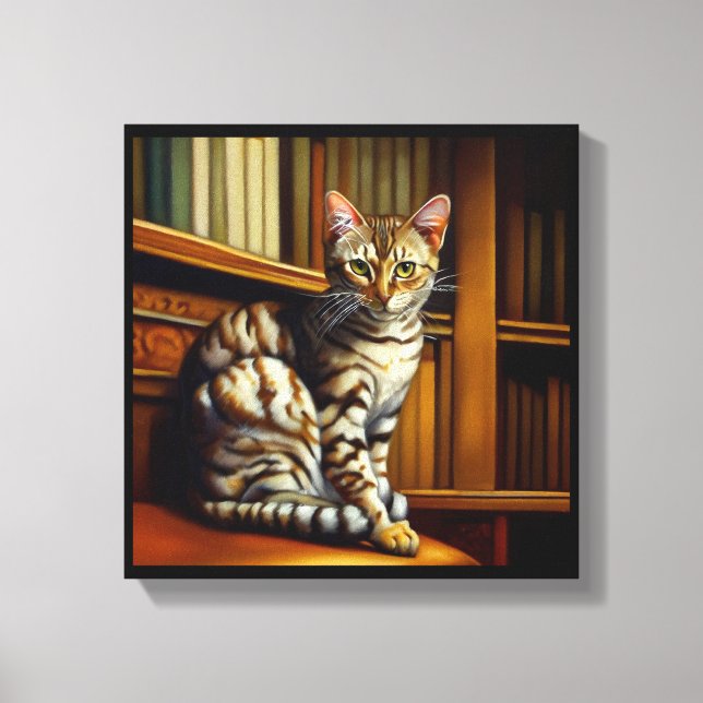 Mau Cat Leinwanddruck (Vorderseite)