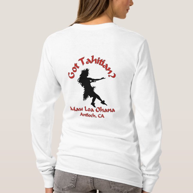 Mau Loa Ohana Hoodie T-Shirt (Rückseite)