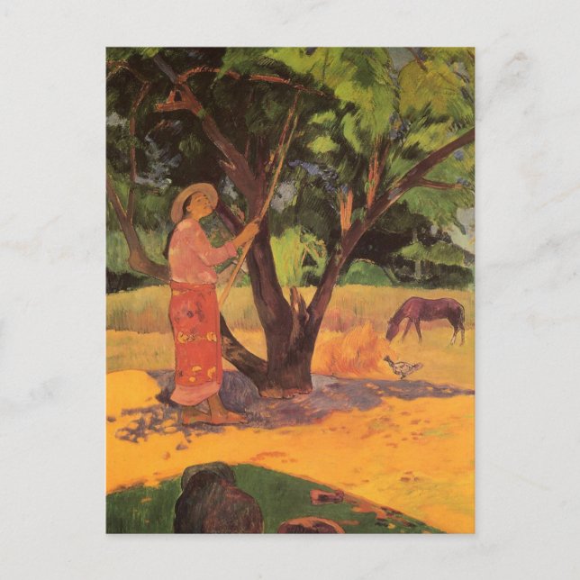 'Mau Taporo' - Paul Gauguin Postkarte (Vorderseite)