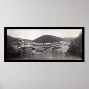 Mauch Chunk PA Lehigh Foto 1896 Poster