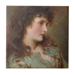 Maud (elegantes weibliches Portrait) Fliese