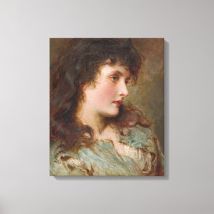 Maud (elegantes weibliches Portrait) Leinwanddruck