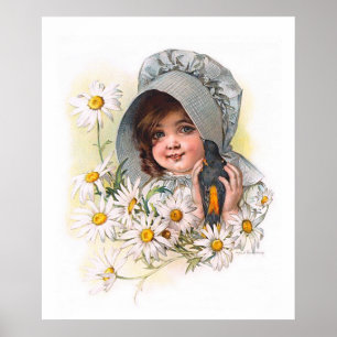 Maud Humphreys Gänseblümchen-Mädchen Poster