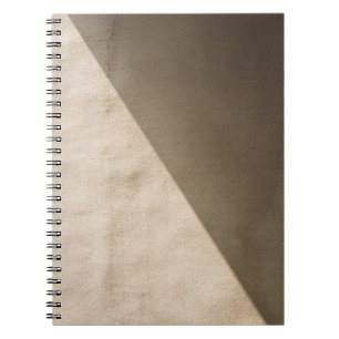 Mauer aus braunem Beton Notizblock