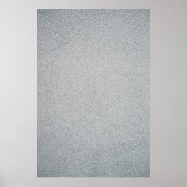 Mauer aus grauem Beton Poster (Vorne)