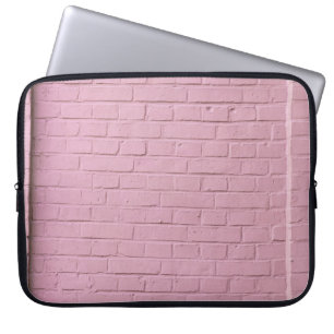 Mauer aus rosa Beton Laptopschutzhülle
