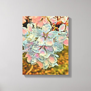 Mauer der Mixed Media Leinwand