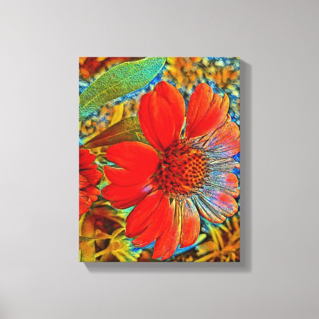 Mauer der Mixed Media Leinwand (Vorderseite)