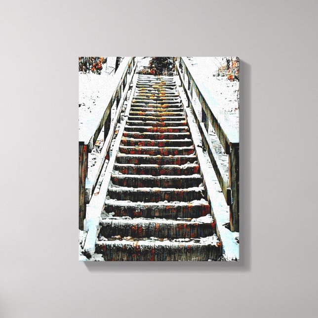 Mauer der Mixed Media Leinwand (Vorderseite)