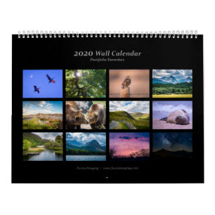 Mauerkalender 2020 - Wildtiere und Landschaften Kalender