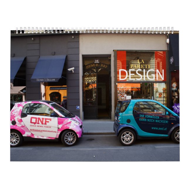 Mauerkalender für extravagante Smart Cars 2025 Kalender (Titelbild)