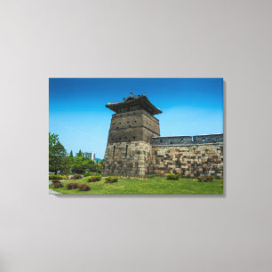 Mauern der Suwon-Festung Leinwanddruck