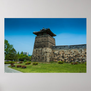 Mauern der Suwon-Festung Poster