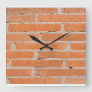 Mauerstelle Quadratische Wanduhr
