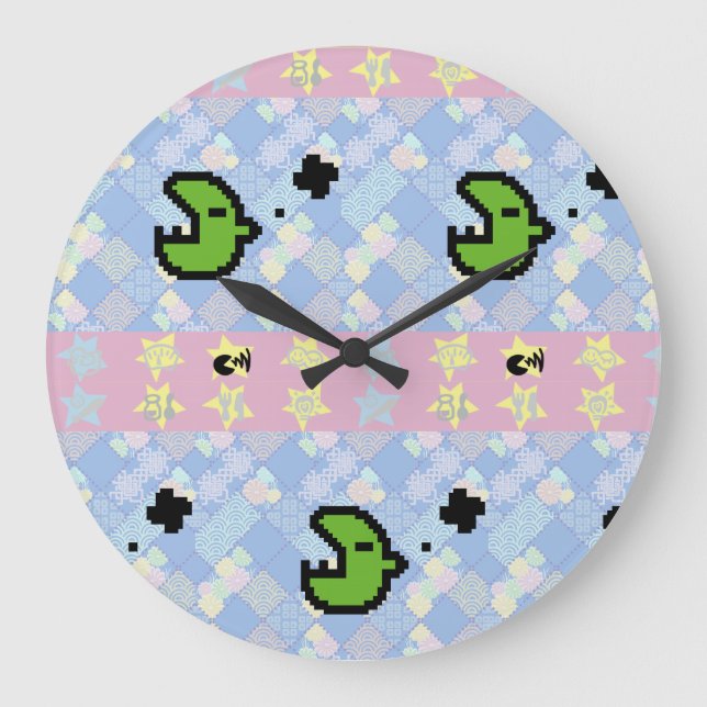 Maueruhr Tamagotchi Große Wanduhr (Vorderseite)