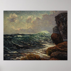 Maufra - Die steigende Flut in Port-Blanc Poster