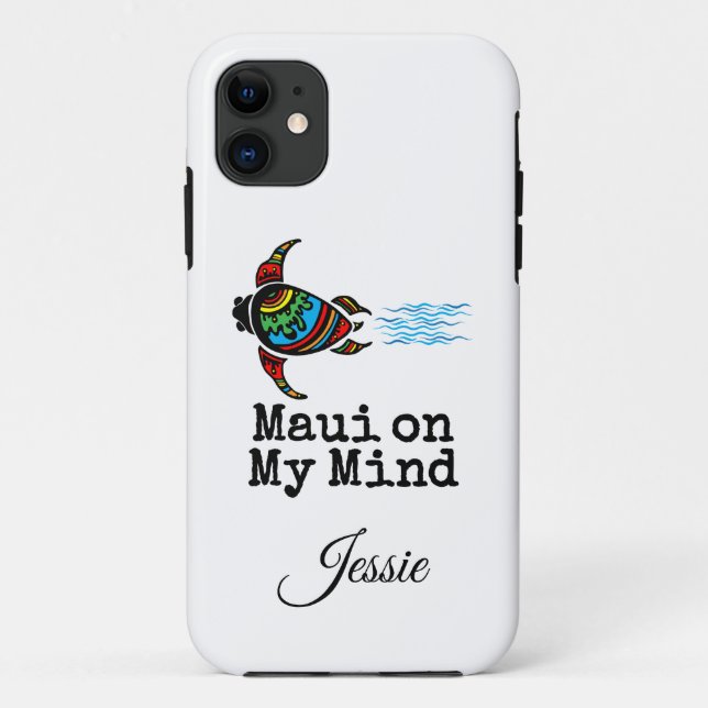 Maui auf meinem Minenseeschild Case-Mate iPhone Hülle (Rückseite)
