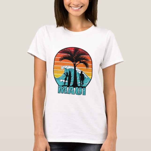 Maui Beach Hawaii T-Shirt (Vorderseite)