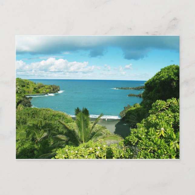 Maui Beach Postcard Postkarte (Vorderseite)