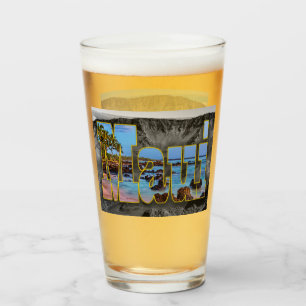 Maui-Grafik und Schlackenkegel, Bierglas Glas