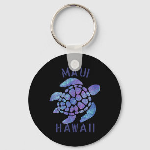 Maui, Hawaii Beach Design _ Tribal Turtle Gift Schlüsselanhänger