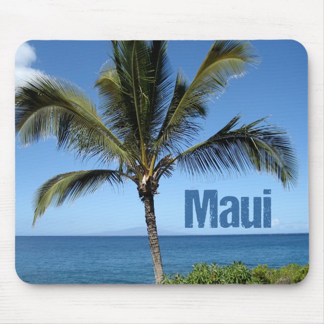 Maui Hawaii Beautiful Island Fotografy Beach Mousepad (Vorne)