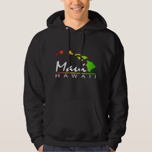 MAUI Hawaii (beunruhigter Entwurf) Hoodie
