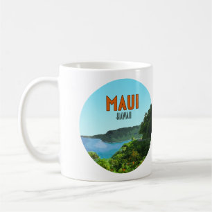 Maui Hawaii Coast Hana Road Vintag Kaffeetasse