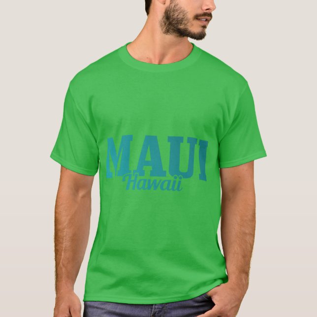 Maui Hawaii Hawaiian Islands Surf Surfing Surfer T-Shirt (Vorderseite)