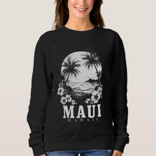 Maui Hawaii Hibiskus Hawaii Blume Souvenir Sur Sweatshirt