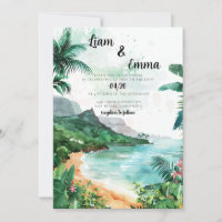 Maui Hawaii Hochzeitseinladung Hochzeit in Urlaubs