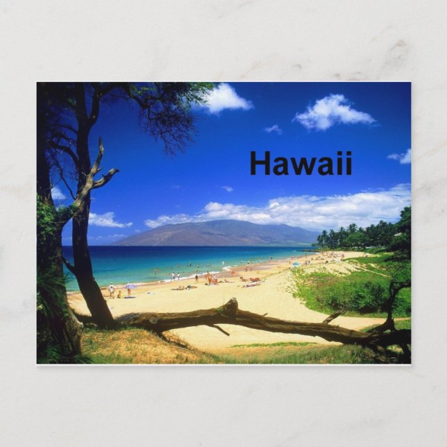 Maui Hawaii Kihei Beach (St.K.) Postkarte (Vorderseite)