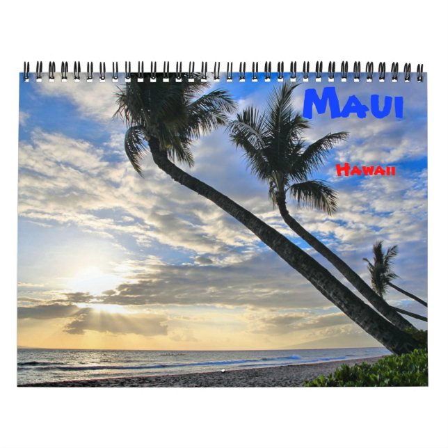 Maui Hawaii-Mauer-Kalender Kalender (Titelbild)