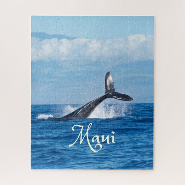 Maui Hawaii Ocean Whale Schwanz (Vertikal)