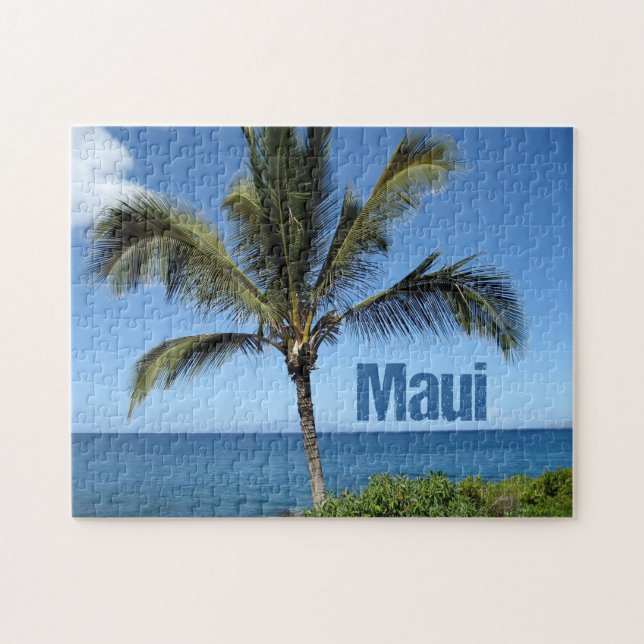 Maui Hawaii Palm Tree Landschaftliche Fotografie (Horizontal)