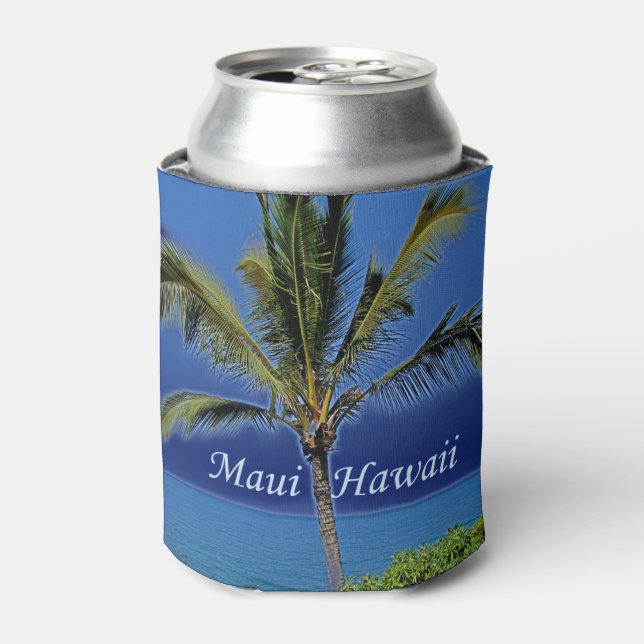 Maui Hawaii Palm Tree Ocean Fotografy Dosenkühler (Kanne Vorderseite)