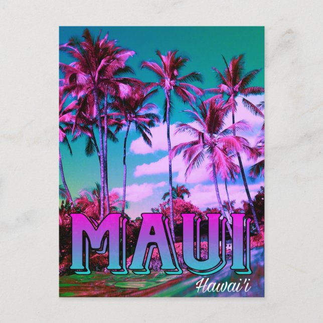 Maui Hawai'i Postcard  Postkarte (Vorderseite)