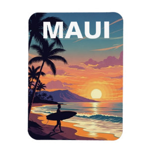 Maui Hawaii Reise Magnet