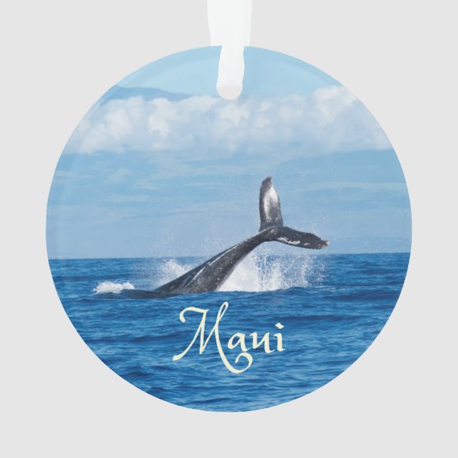 Maui-Hawaii-Schwanz Ornament (Rückseite)