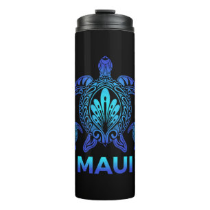 Maui Hawaii Sea Turtle Hawaiian Aloha Beach Thermosbecher