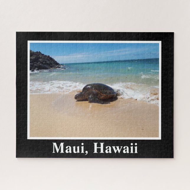 Maui Hawaii Sea Turtle Picture Image Natean (Horizontal)