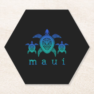 Maui Hawaii Sea Turtles Hawaiian Scuba Diving Untersetzer