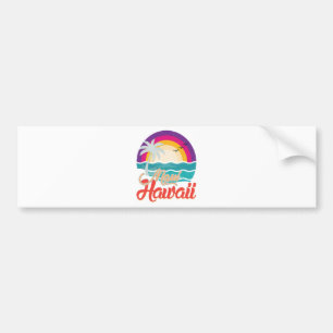 Maui Hawaii Sonnenuntergang Strand Wellen Autoaufkleber